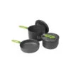CAMP4 Batterie De Cuisine 5 Pièces Elite L -Camping Fournitures Soldes Boutique camp4 batterie de cuisine 5 pieces elite l