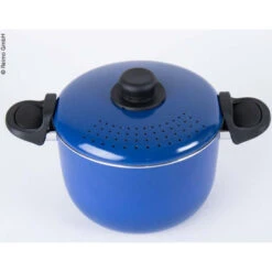 CAMP4 Batterie De Cuisine 9 Pièces Bleue/noire -Camping Fournitures Soldes Boutique camp4 batterie de cuisine 9 pieces bleue noire 2