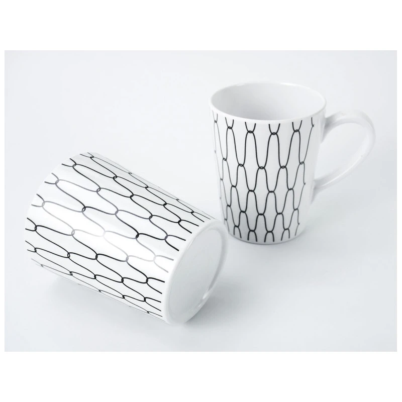 CAMP4 Set Vaisselle Black-White 16 Pièces 7 CAMP4 Set Vaisselle Black-White 16 Pièces – Image 5