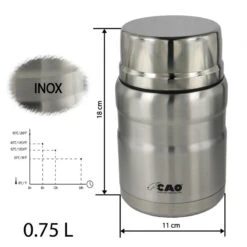 CAO Lunch Box Isotherme 0,75 Litres -Camping Fournitures Soldes Boutique cao lunch box isotherme 075 litres 4
