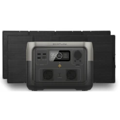 ECOFLOW River 2 Max 512 Wh + Panneaux Solaires 2 X 110 W