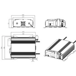 EM Convertisseur PSW24-DIF 700 W -Camping Fournitures Soldes Boutique em convertisseur 24220v psw 600 w 3