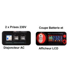 EM Powerbox 3070 Wh -Camping Fournitures Soldes Boutique energie mobile kit powerbox 3070 wh avec panneau solaire 125w 7