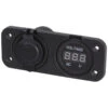 OSCULATI Prise USB Double + Voltmètre -Camping Fournitures Soldes Boutique osculati prise usb double voltmetre